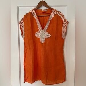 Tory Burch Vibrant Orange Top